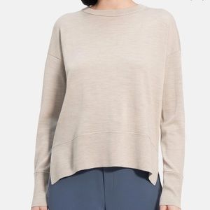 Theory Crewneck Sweater in Fine Merino Wool